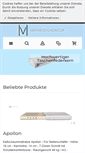 Mobile Screenshot of matratzen-kontor.de